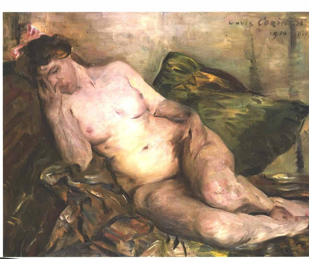 Lovis Corinth Reclining nude